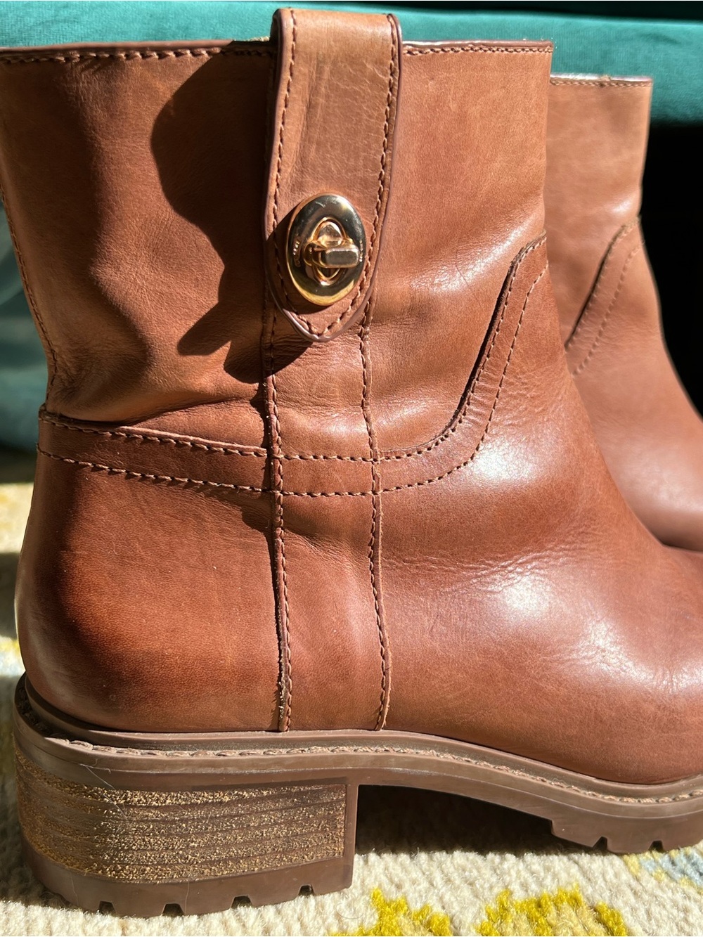Coach Georgetta Leather Boots